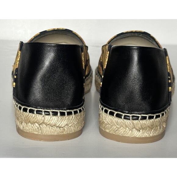 VERSACE Barocco Print Gold/Black Canvas Espadrilles 11.5 US 1014774 NIB $700 - Picture 15 of 16